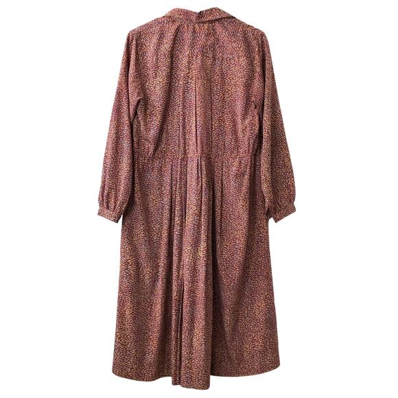 Lightweight collar midi shirt dress - Picture 4 of 4